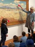Kindy visiting Canberra Museum and Gallery with Naomi