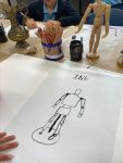 years 3 and 4 drawing  workshop includes working with ink